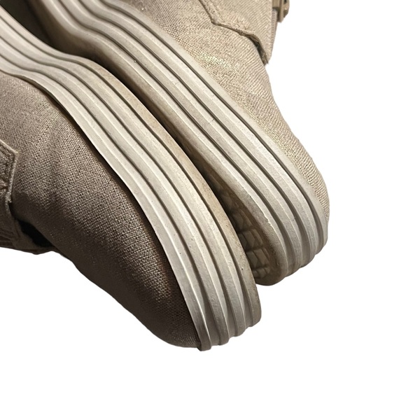 Aerosols Gold Fleck Metallic Shine Zip Up Slip on Sneakers size 10 - Picture 10 of 14